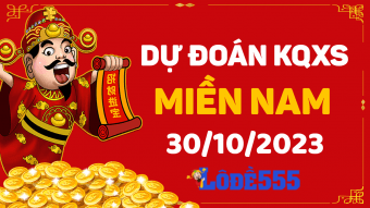  Dự Đoán XSMN 30/10/2023 - Soi Cầu Dự Đoán Miền Nam ngày 30 tháng 10